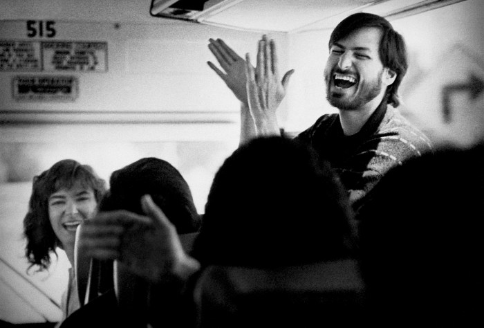 Steve Jobs Enjoying a Joke
